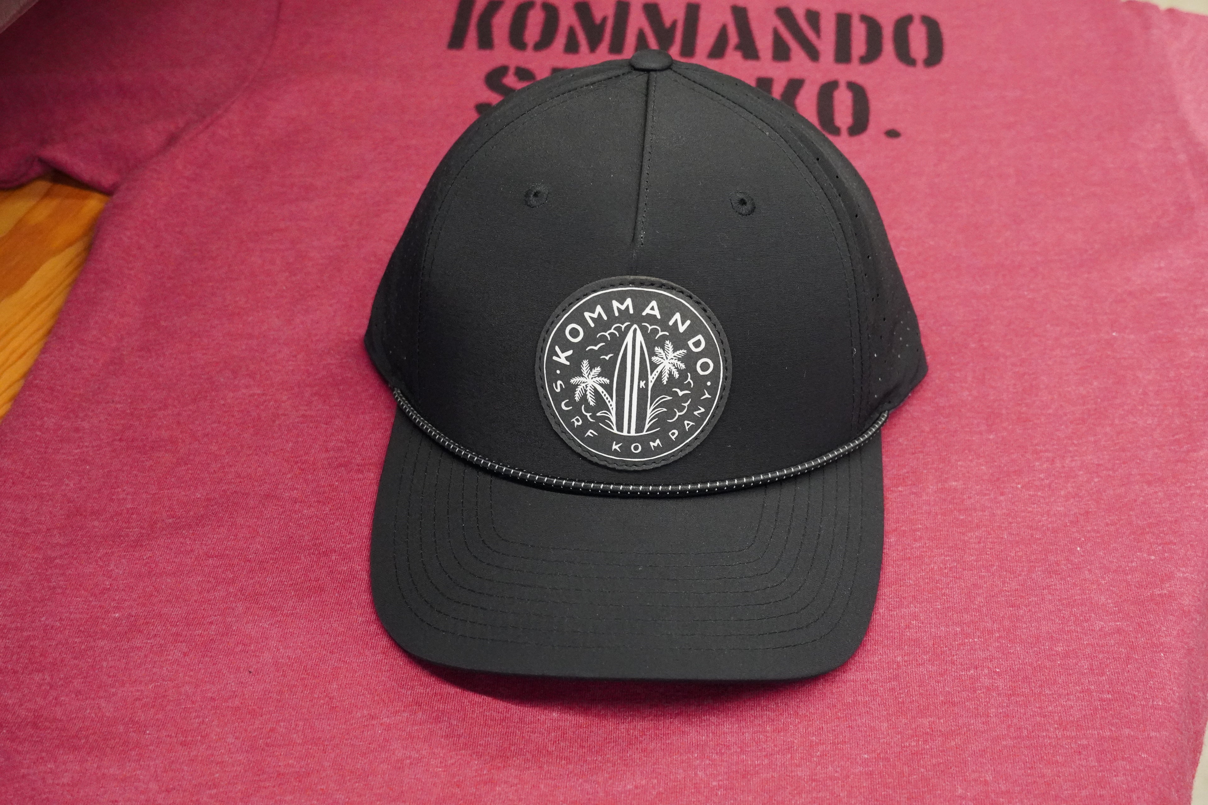 Medallion Laser Perf Rope Hat
