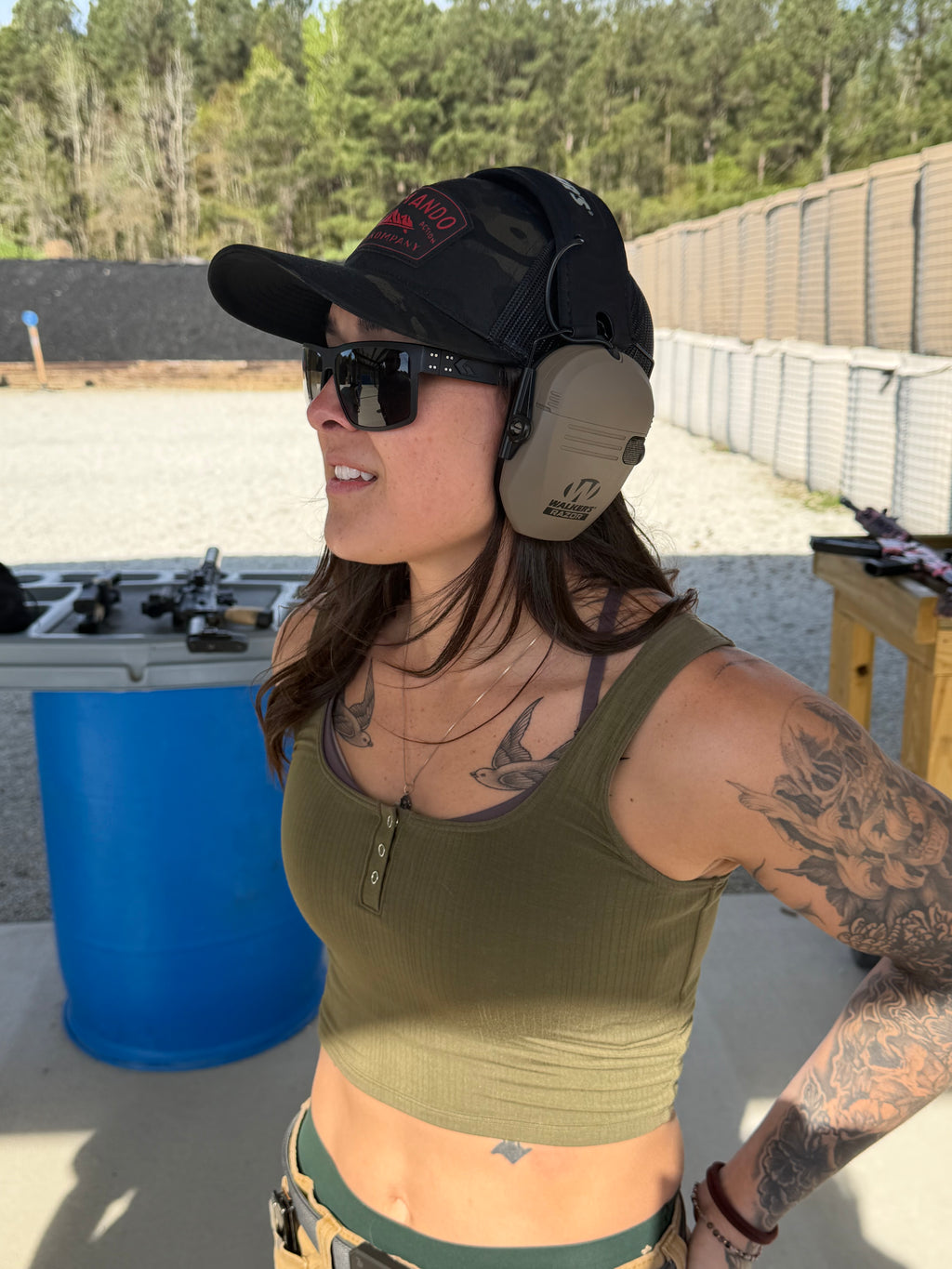 Murdery Multicam Hat / Red Patch