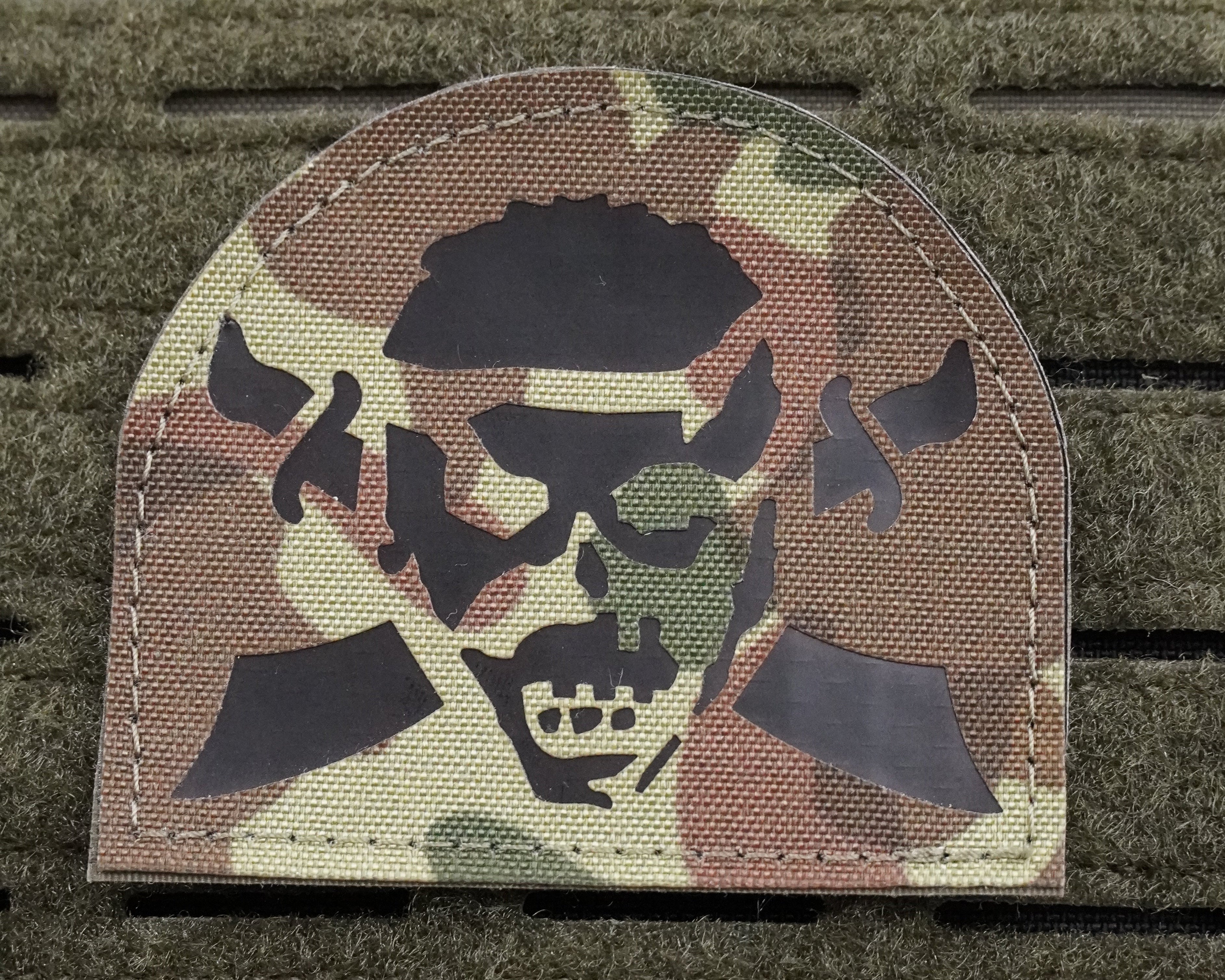 Carlson Raider IR Patch Jungle Frogskin Camo