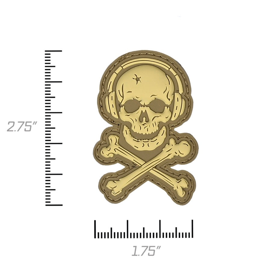 G-Code Cartoon Skull Guy Patch