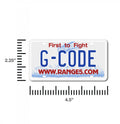 G-Code North Carolina Decal