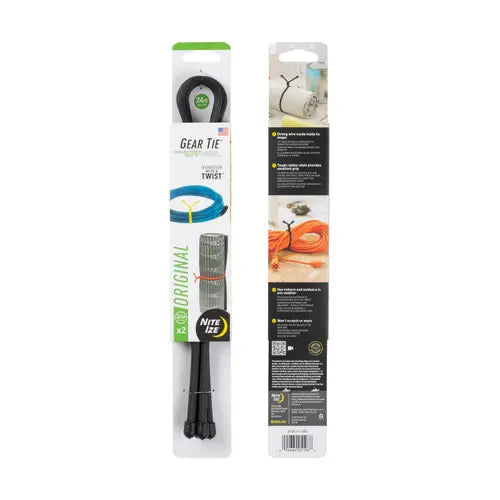 NITE IZE Reusable Rubber Twist Tie 24in (2 pack)