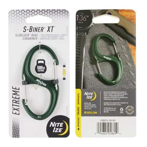 NITE IZE S-Biner XT Slidelock Dual Carabiner