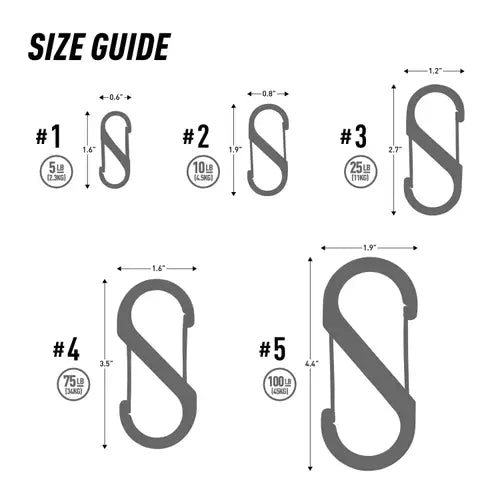 NITE IZE Stainless S- Biner